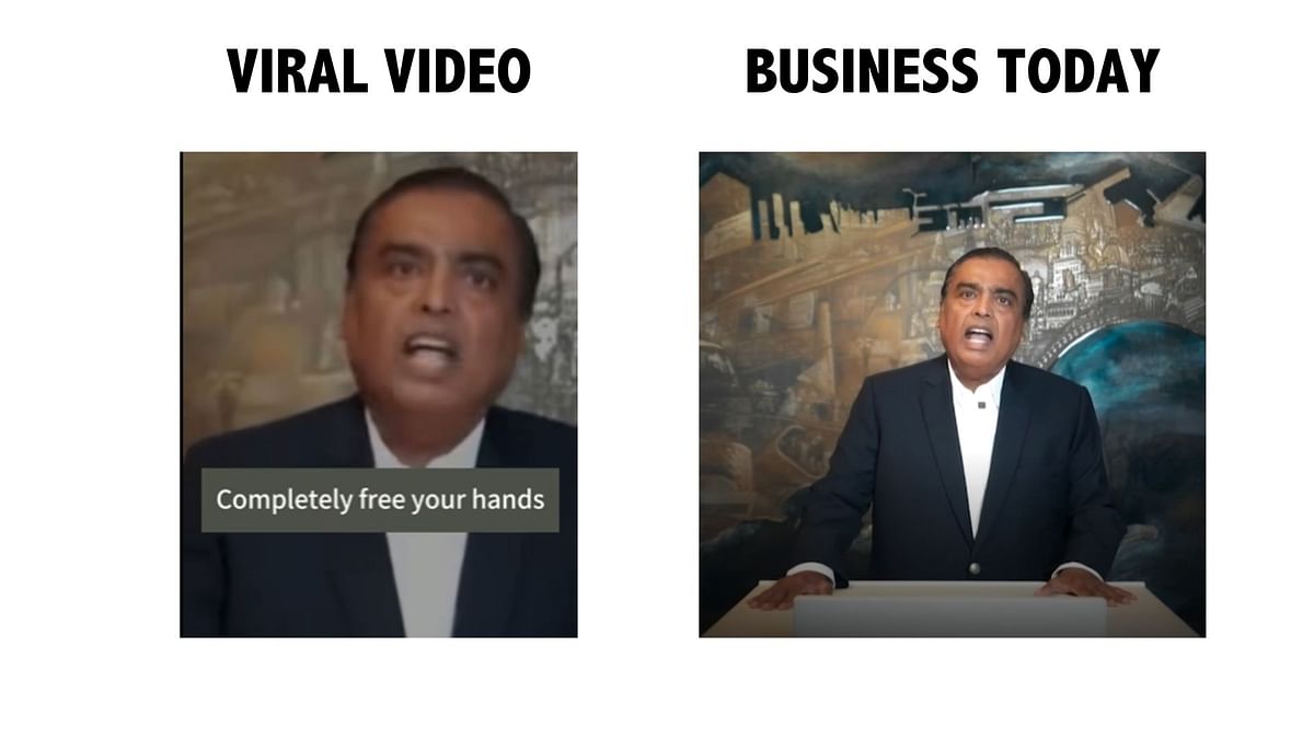 The original video is from 2022 when Ambani spoke at the Reliance Family Day. 