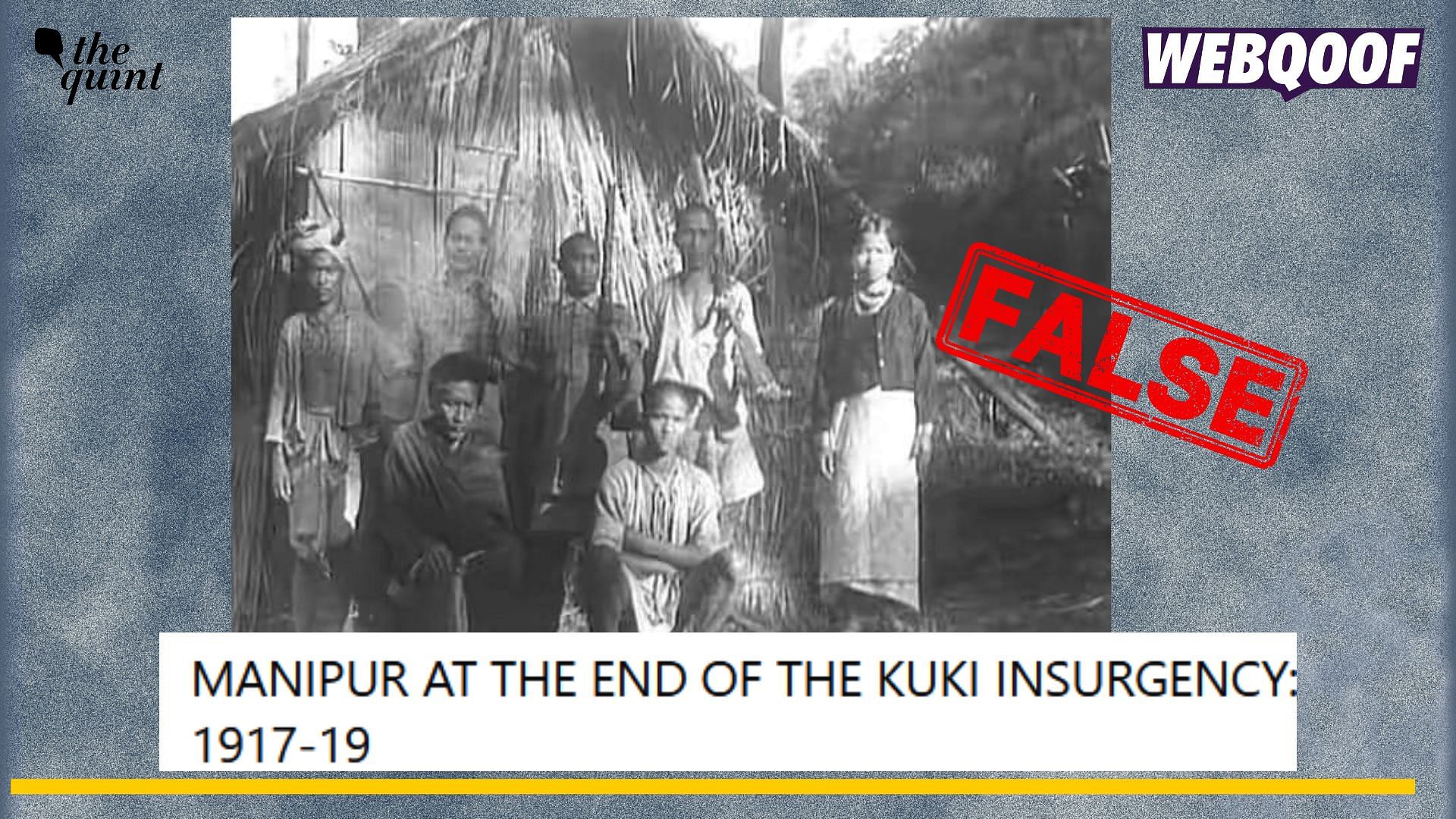<div class="paragraphs"><p>Fact-check: an unrelated image is being shared to claim that it shows Kukis with weapons during the Anglo-Kuki war. </p></div>