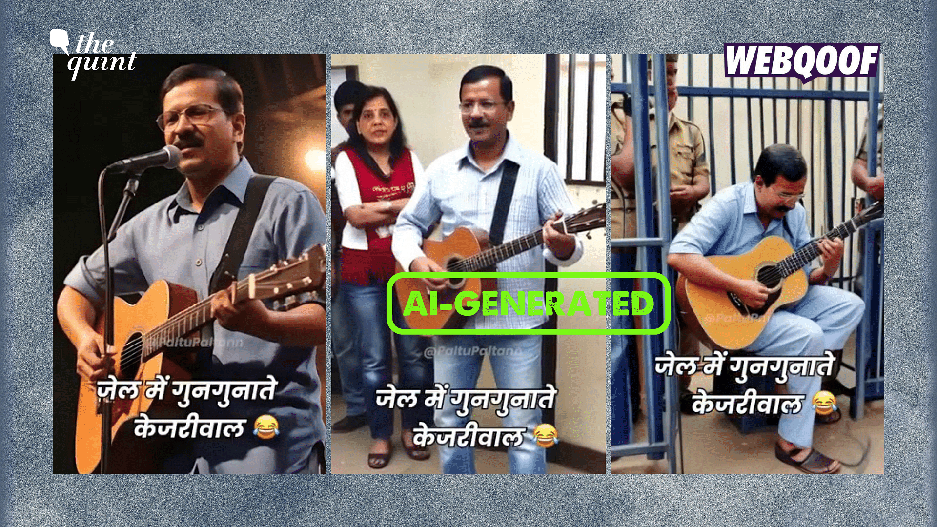 <div class="paragraphs"><p>The video of Delhi CM Arvind Kejriwal singing in jail is AI-generated.</p></div>