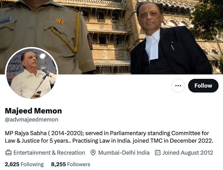 There is no evidence to support the claim that ex-MP Majeed Memon defended 26/11 attacks' convict Kasab in court.