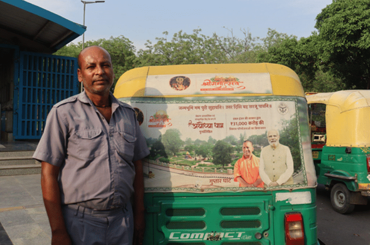 The city's auto-rickshaw drivers are promoting schemes by parties, but what do they really feel about them?