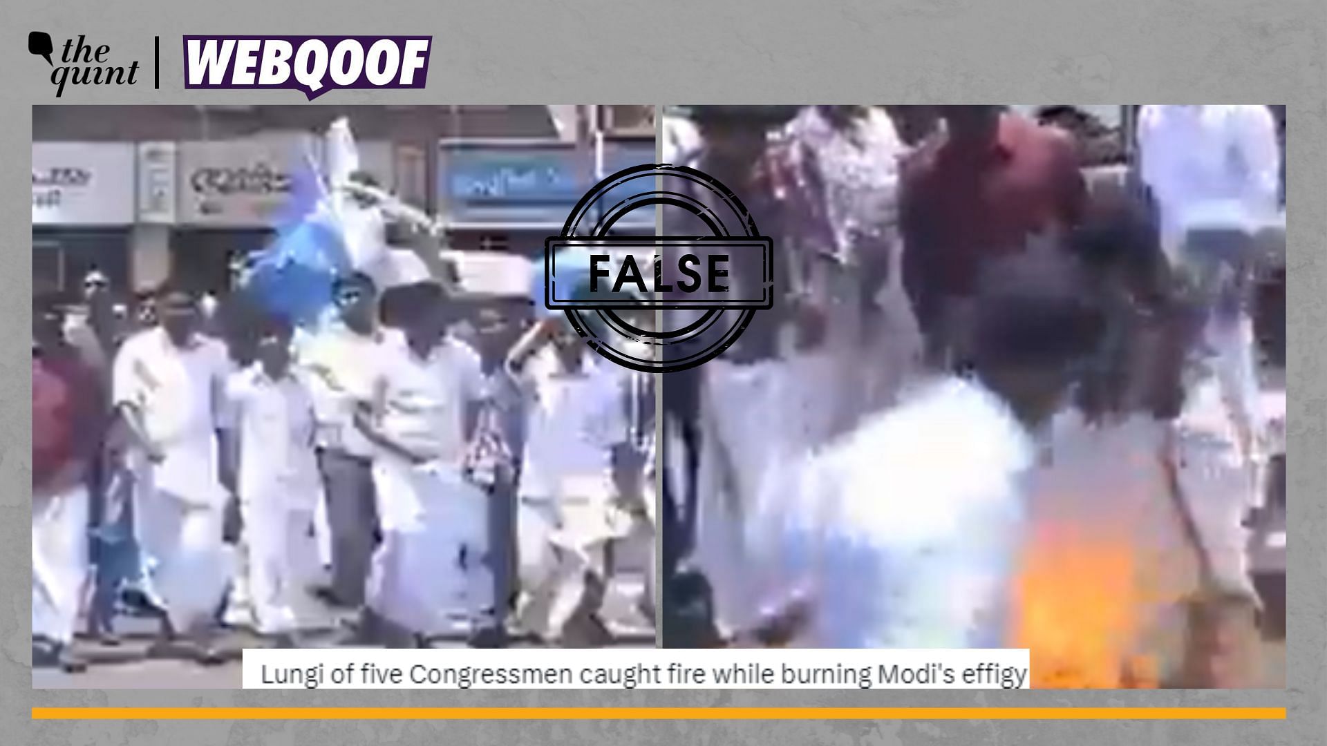 <div class="paragraphs"><p>Fact-Check | The video of burning PM Modi’s Effigy is old and is being shared with multiple misleading contexts.</p></div>