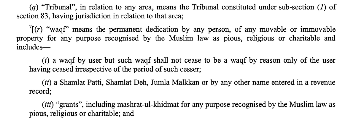Waqf Board can claim those properties of the followers of Islam, which have been donated for religious work.