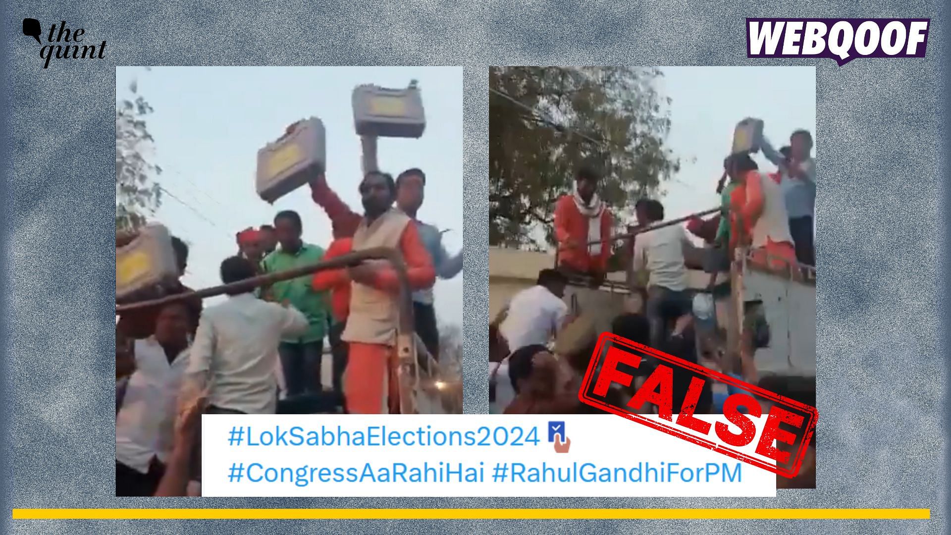 <div class="paragraphs"><p>Fact-check: An old video with a false claim linked to EVM fraud amid the 2024 Lok Sabha elections is going viral on social media. </p></div>