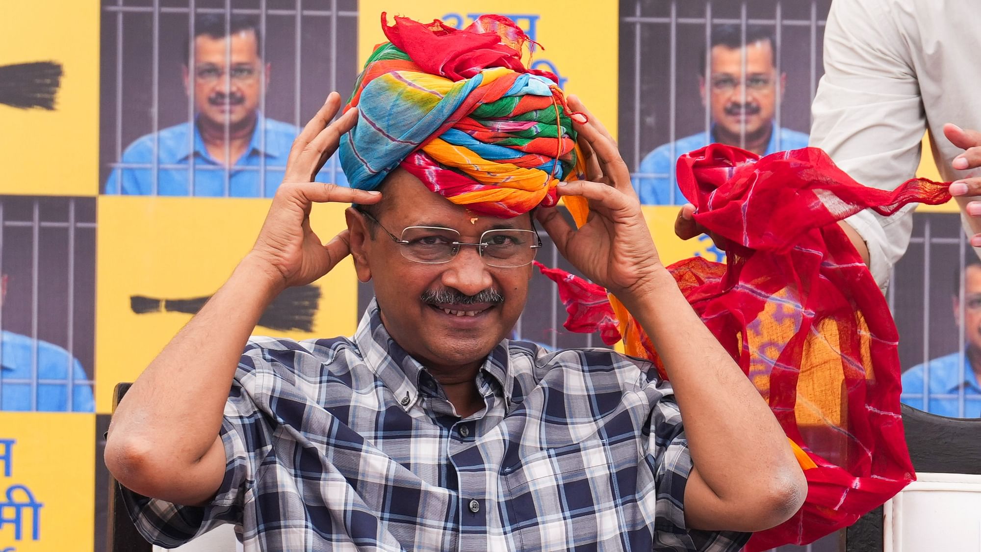 <div class="paragraphs"><p>Delhi Chief Minister Arvind Kejriwal hit the campaign trail on Saturday, 11 May, a day after obtaining interim bail in the liquor policy case.&nbsp;</p></div>