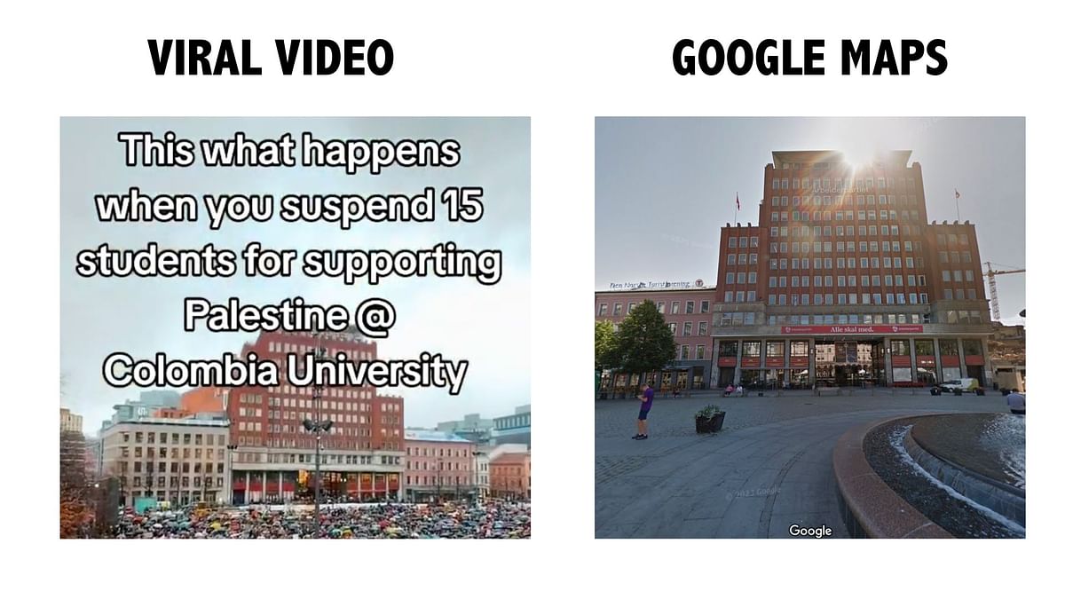 A journalism student from Columbia University clarified to us that this video is unrelated to their university. 