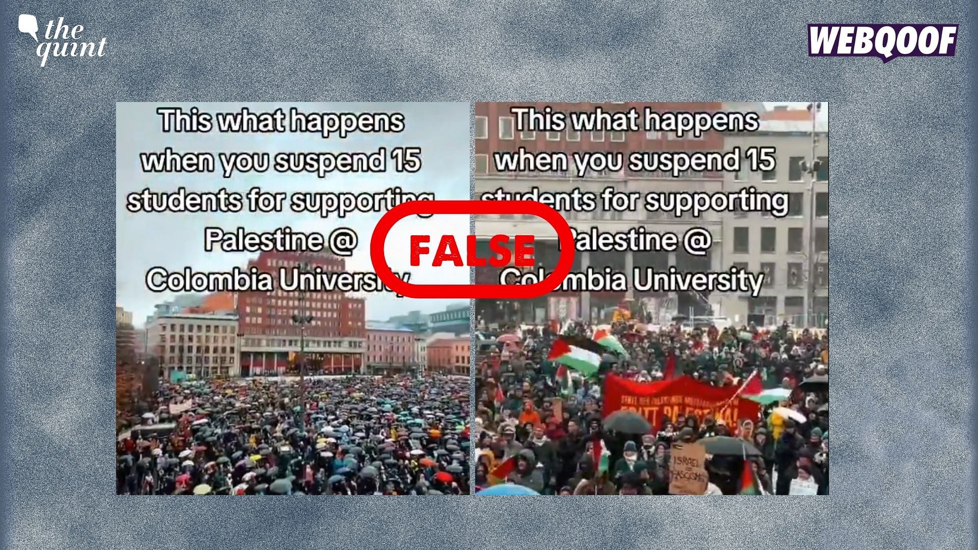 <div class="paragraphs"><p>Fact-Check: Pro-Palestine protest video from Norway shared as one from&nbsp;Columbia University.</p></div>