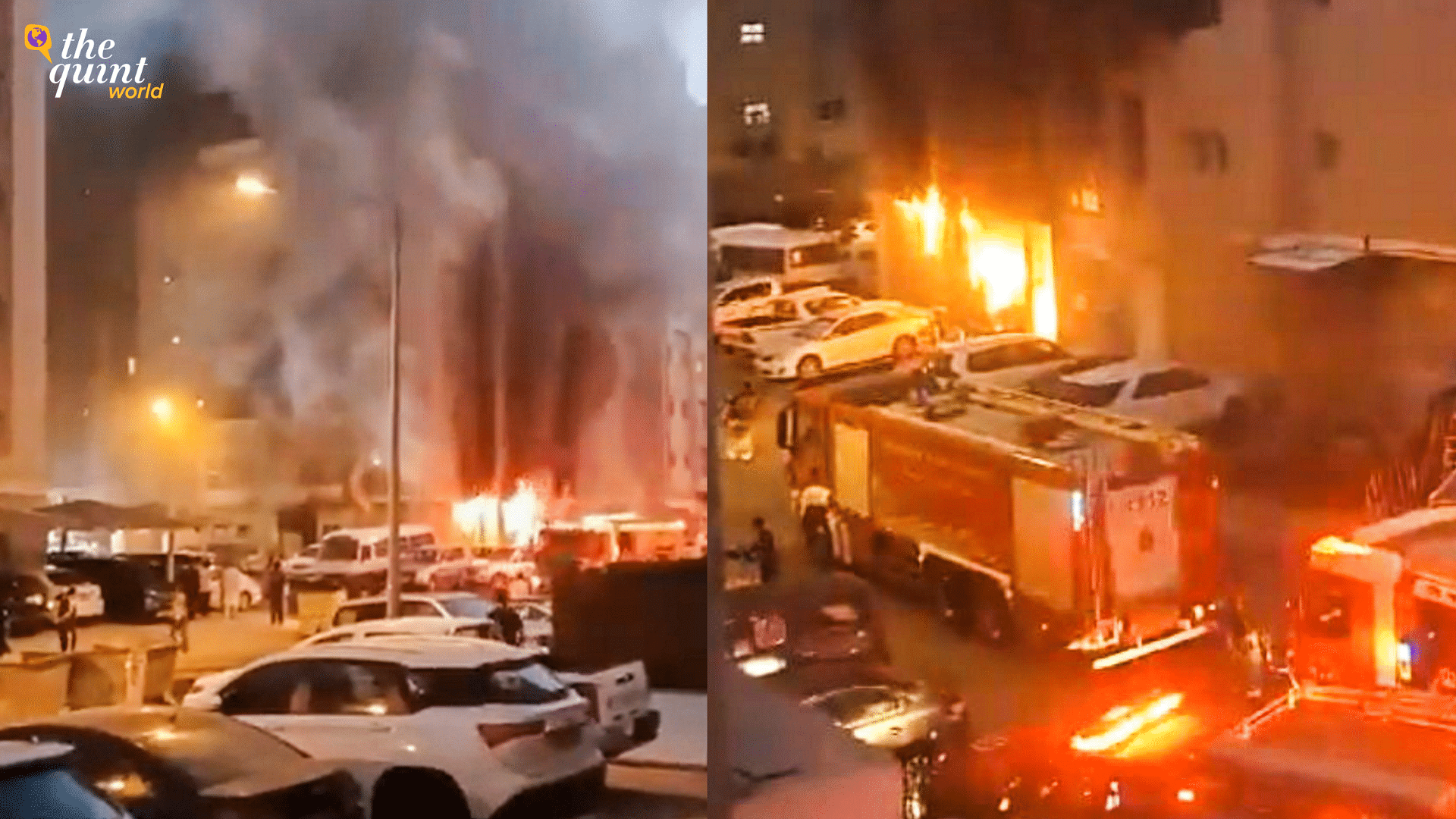 <div class="paragraphs"><p>The fire broke out at a six-storeyed building housing foreign workers in Kuwait's Al-Mangaf at around 4:30 am (local time). At least 49 people are said to have died in the incident so far – at least 40 of whom were reportedly Indians. Among them, around half were from Kerala.</p></div>