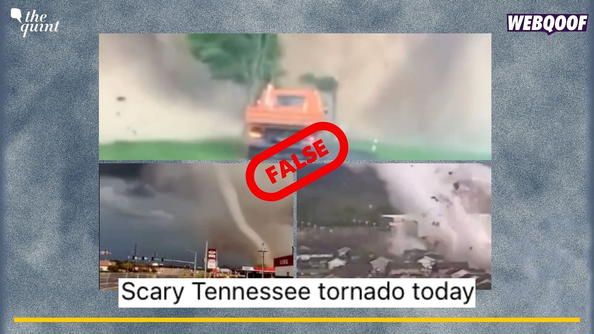 <div class="paragraphs"><p>Fact-Check: Old, unrelated videos linked to Tennessee tornado.</p></div>