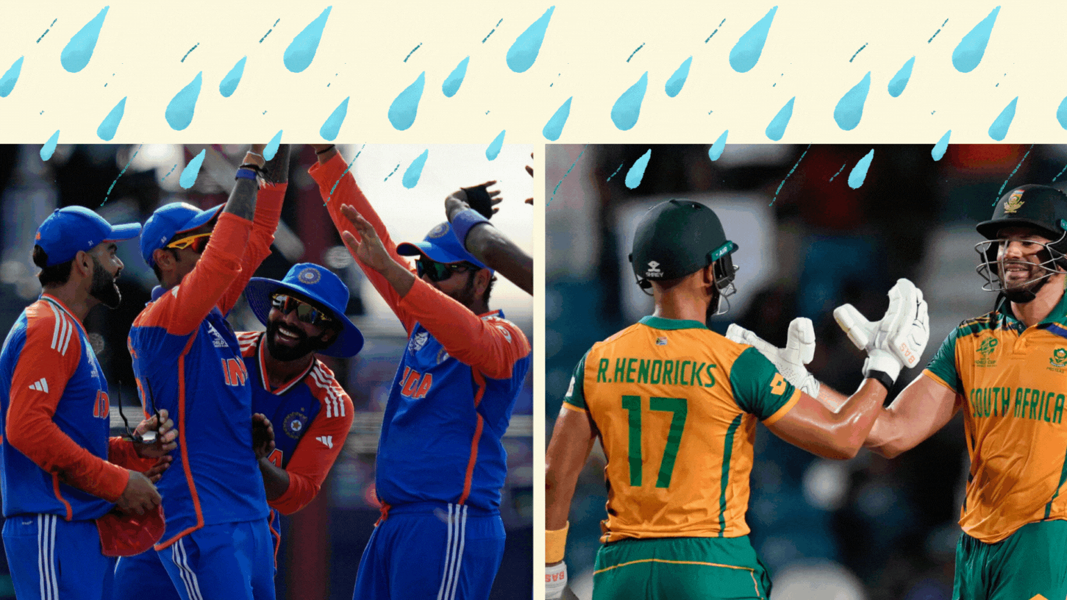 <div class="paragraphs"><p>Explained: What Will Happen if It Rains in the India vs South Africa T20 World Cup Final? Do We Have a Reserve Day For the Final?</p></div>