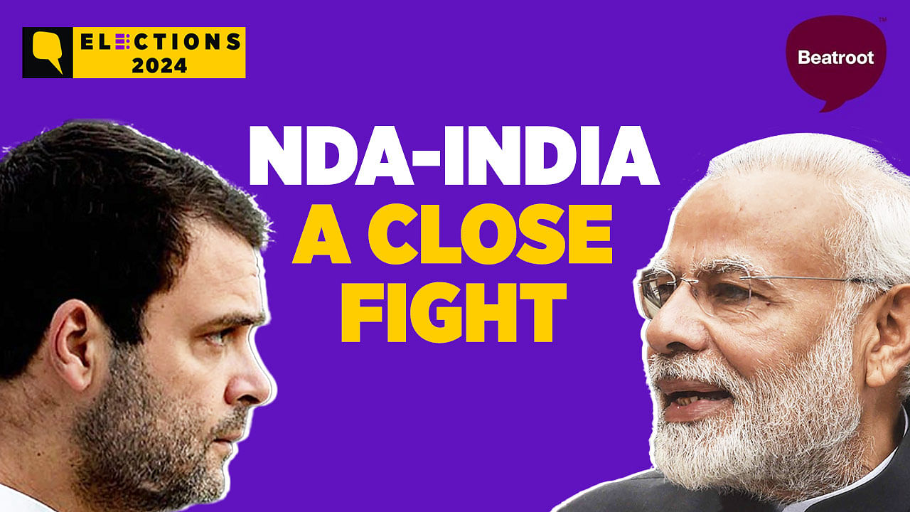 <div class="paragraphs"><p>With the counting of votes for 2024 Lok Sabha elections underway, join in as The Quint's Aditya Menon and Beatroot News' Faye D'Souza decode the results for you!</p></div>