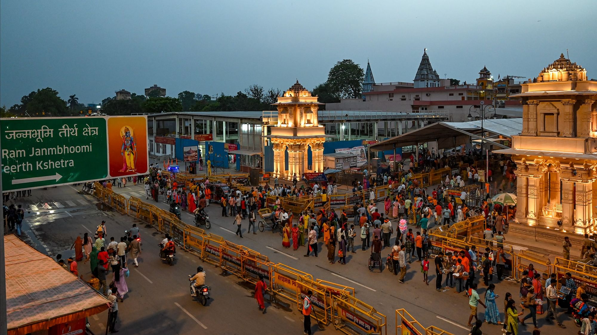 <div class="paragraphs"><p>Ayodhya: Devotees at Ram Janmabhumi Teerth Kshetra in Ayodhya, Wednesday, June 5, 2024. BJP lost the Faizabad Lok Sabha constituency where Ayodhya Ram temple is situated.  </p></div>