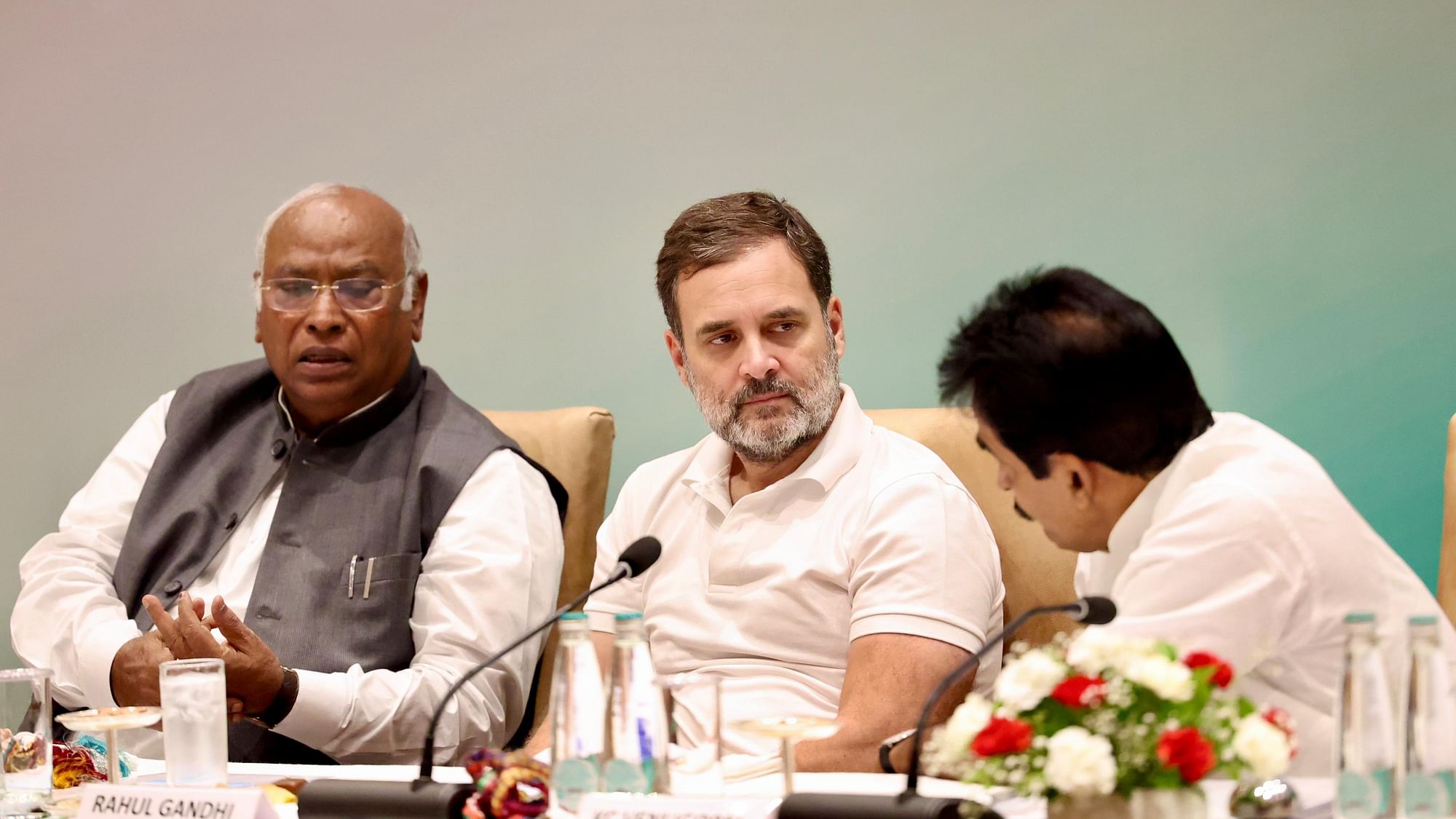 <div class="paragraphs"><p>Rahul Gandhi at the CWC meet on Saturday.</p></div>