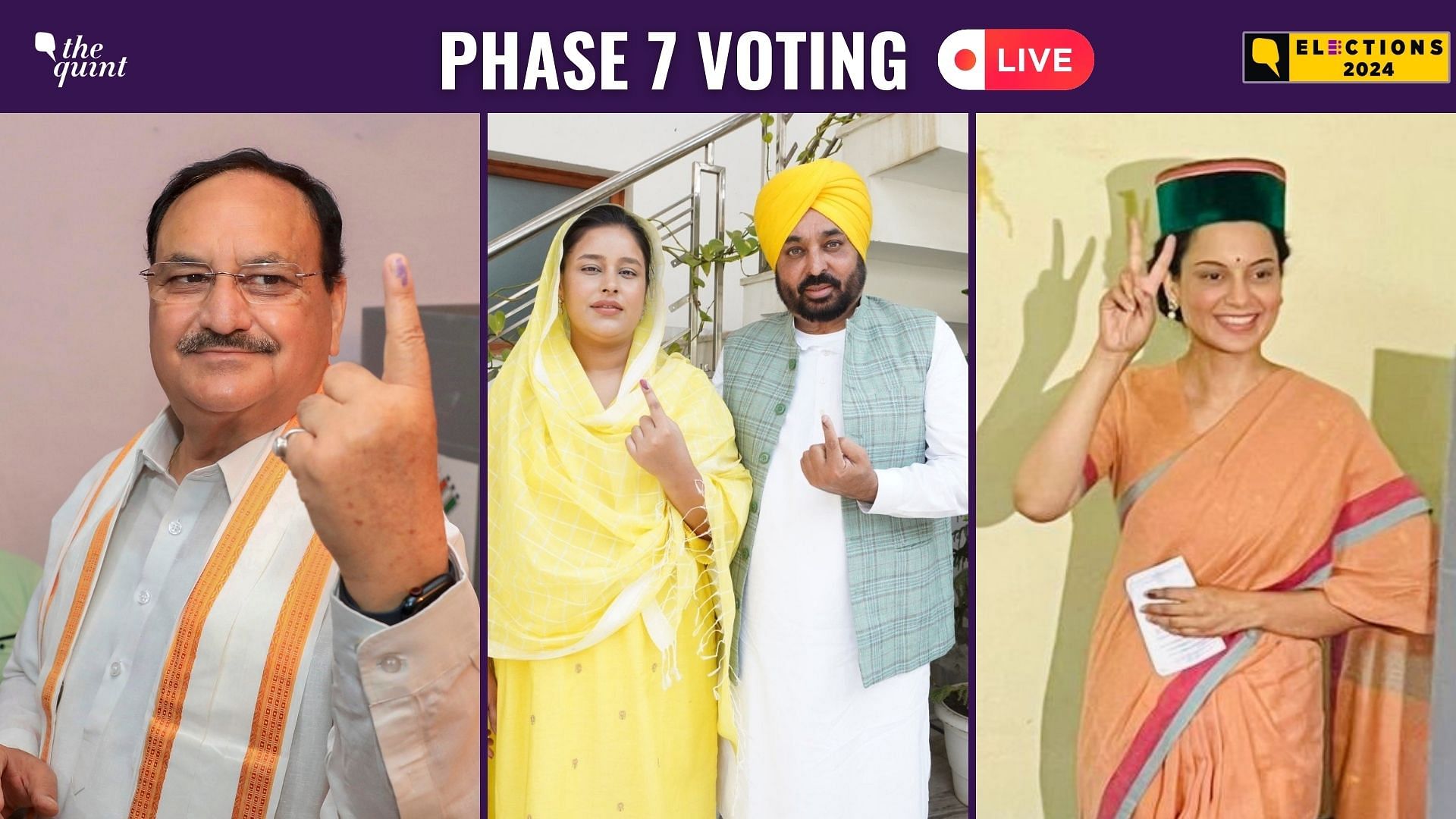 Lok Sabha Election 2024 Polling for 7th Phase Concludes with 58.34