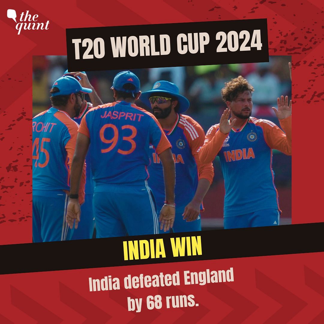 India vs England: Latest news and live updates of T20 World Cup 2024 today's semi-final match.