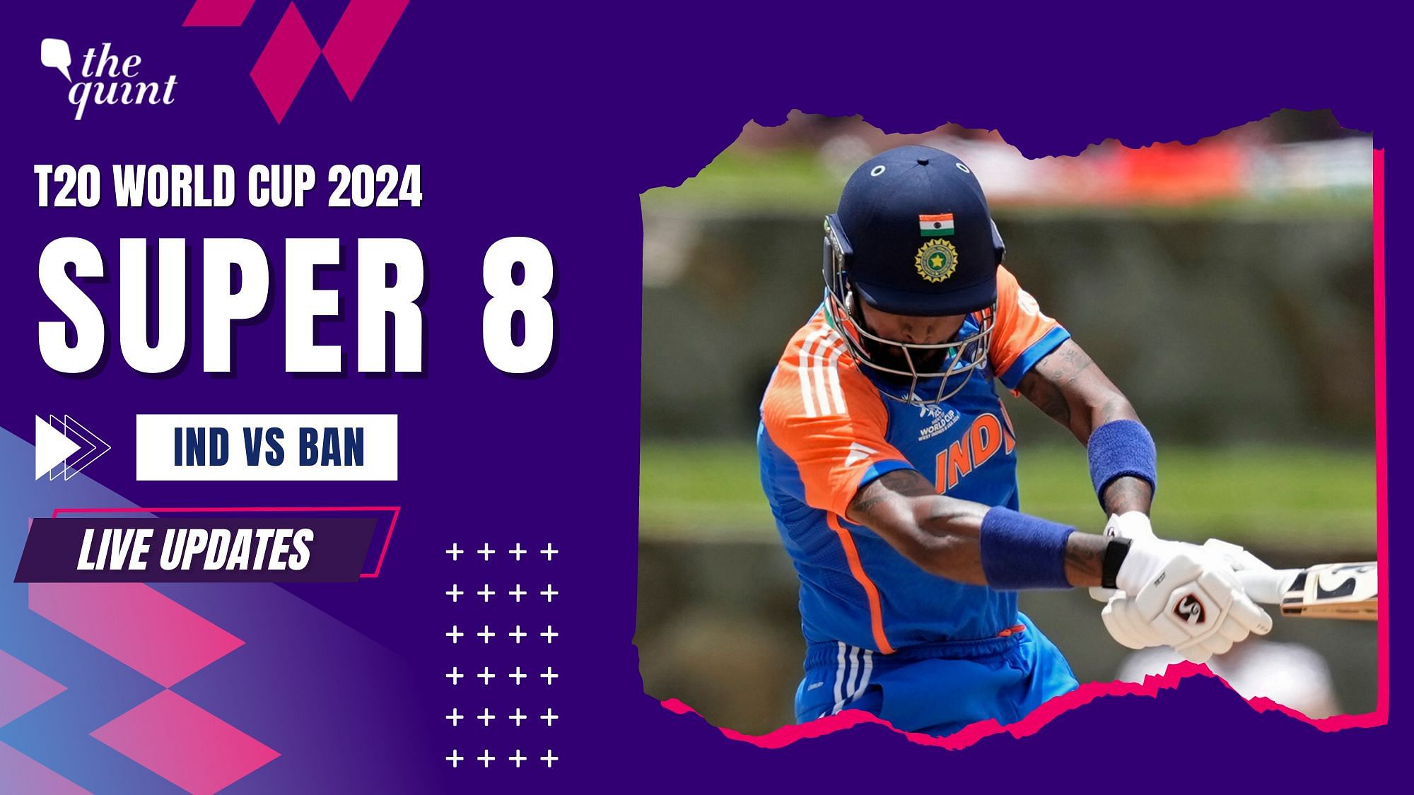 <div class="paragraphs"><p>Live score and latest updates of India vs Ban today's T20 World Cup 2024 match</p></div>