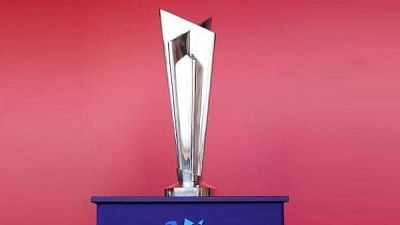 T20 World Cup Trophy.