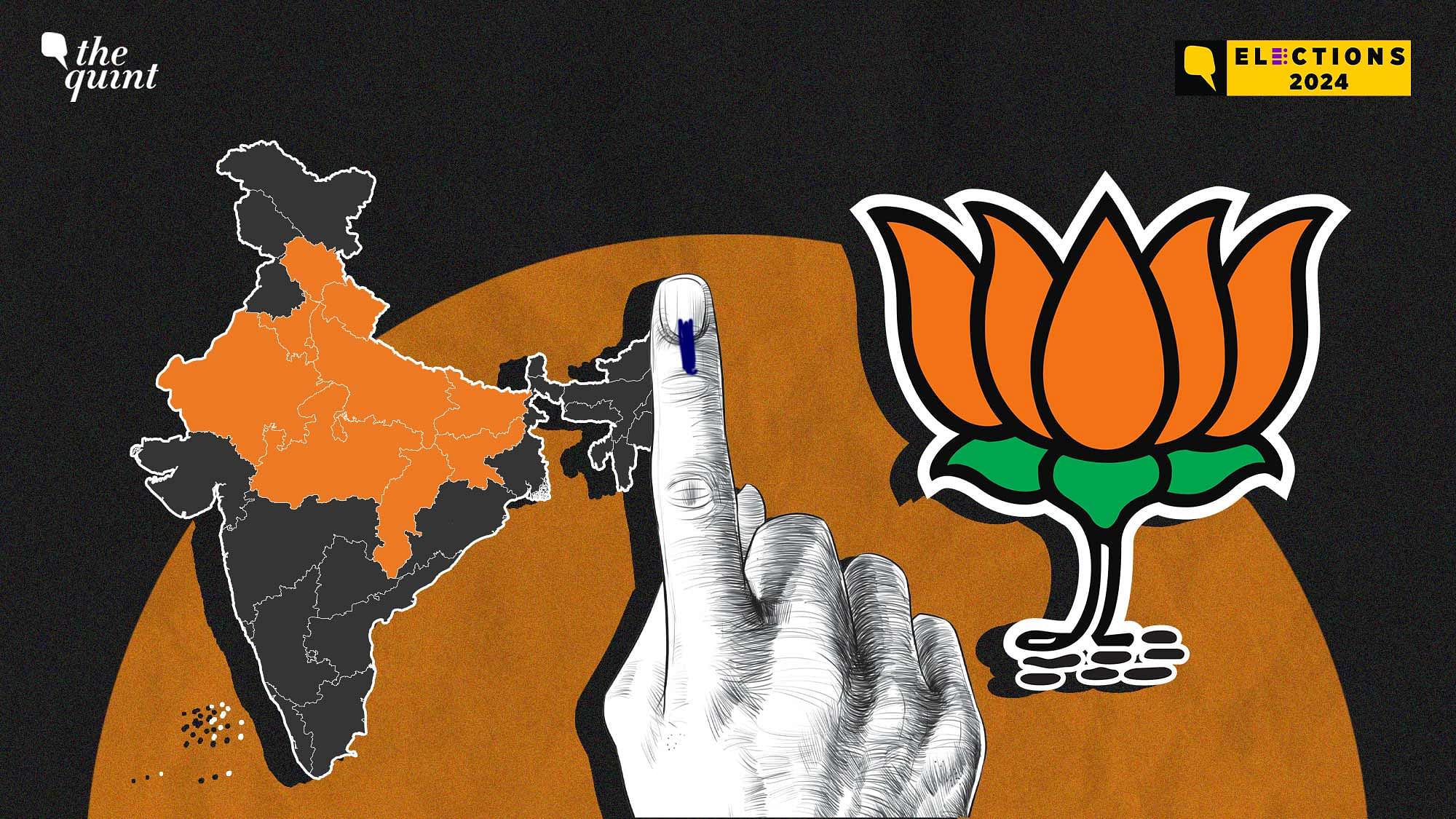 <div class="paragraphs"><p>Combined, these nine states and Delhi have&nbsp;<strong>225 </strong>seats. In 2019, the BJP won&nbsp;<strong>203</strong>&nbsp;of these. But from&nbsp;203/226<strong>&nbsp;</strong>in 2019, the NDA's numbers in the heartland states reduced to&nbsp;<strong>149</strong>, a deficit of&nbsp;<strong>54</strong>&nbsp;seats.&nbsp;</p></div>