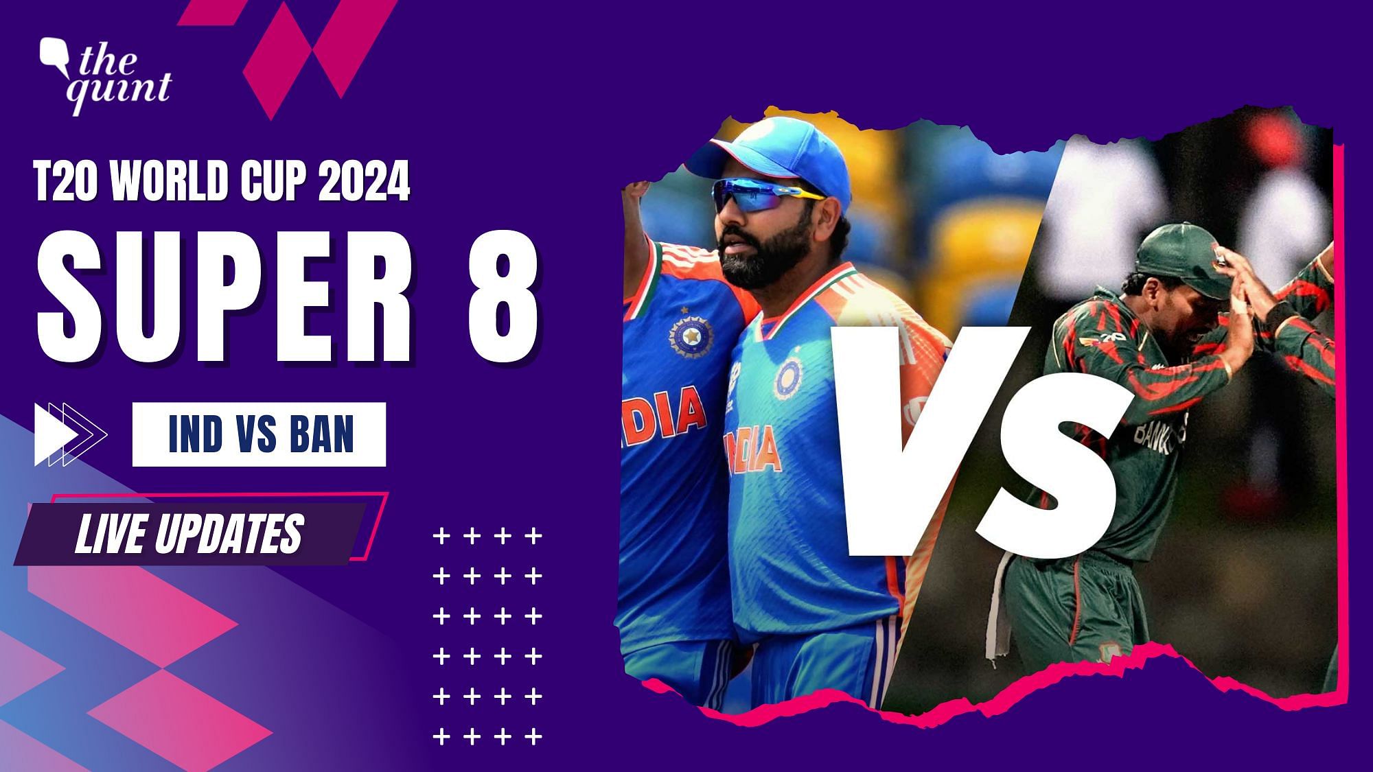 India vs Bangladesh Live Score, T20 World Cup 2024: Sakib Dismisses Kohli & Suryakumar in Same Over, India 83/3 (10)