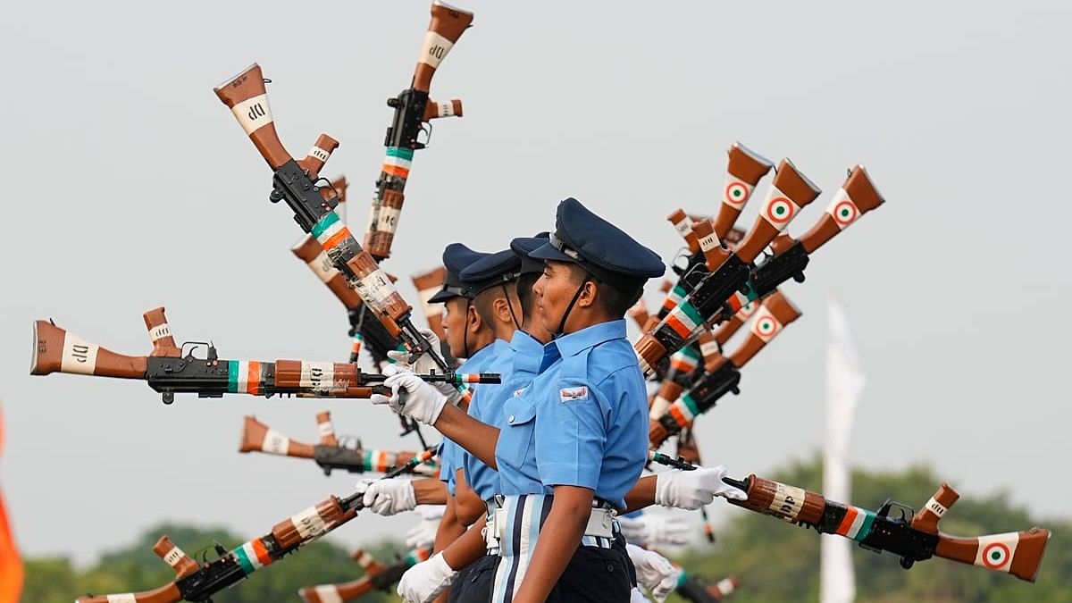 <div class="paragraphs"><p>Agniveer Vayu trainees during their Combined Passing Out Parade at Tambaram Air Force Station, in Chennai on Saturday, 1 June 2024. A total of 1983 Agniveer Vayu trainees, including 234 women, passed out.</p></div>