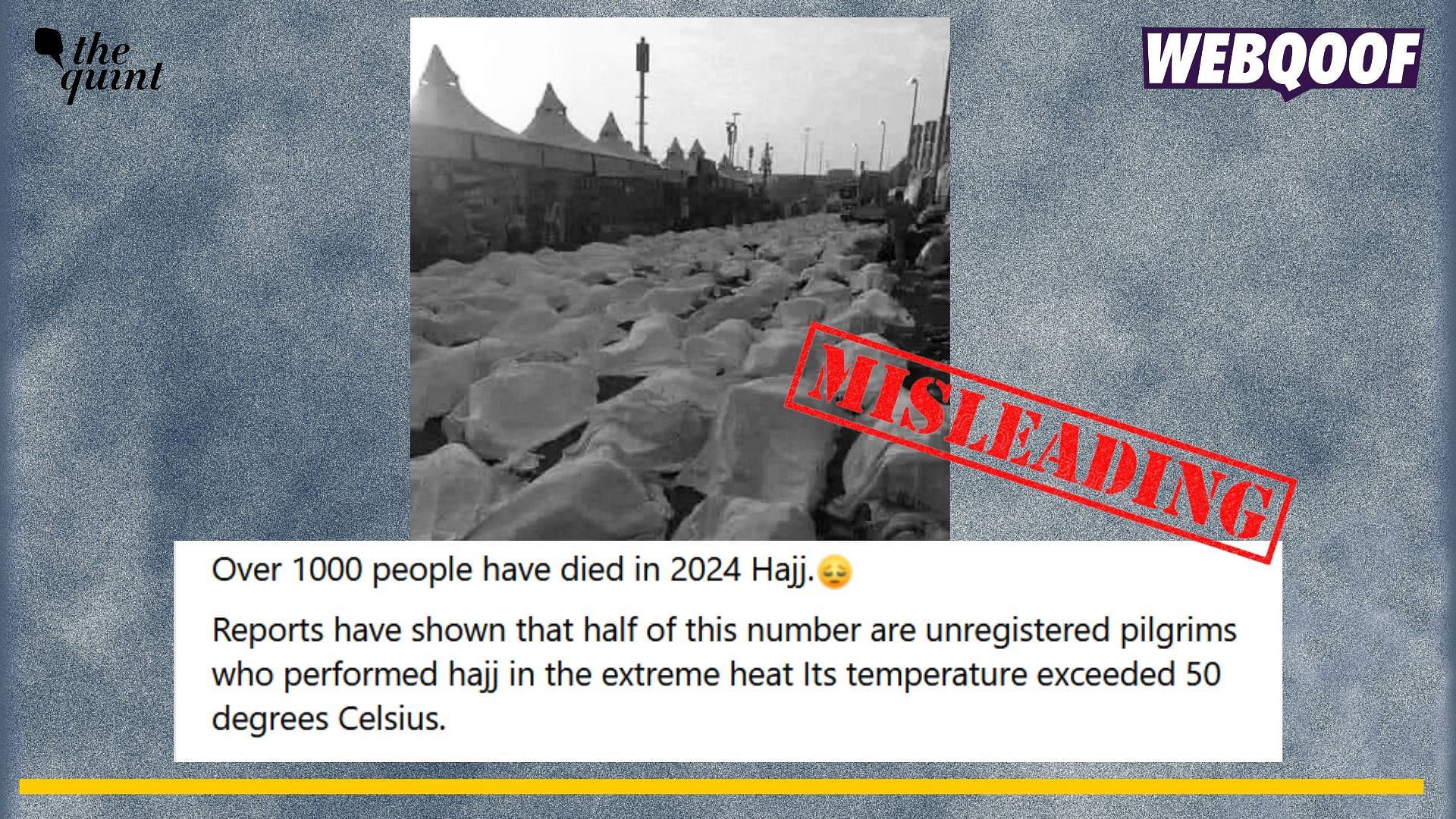 <div class="paragraphs"><p>Fact-check: An old image of a dead bodies from Mecca has being falsely linked to the recent incident.</p></div>