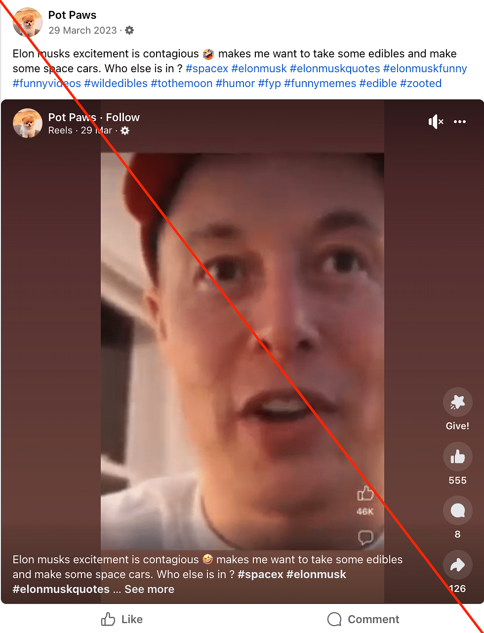 The video does not show Elon Musk talking about going to Mars, it is a deepfake.
