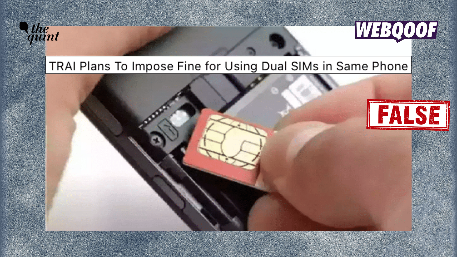 <div class="paragraphs"><p>The viral claim is false as users will not be fined for using two SIMs.</p></div>