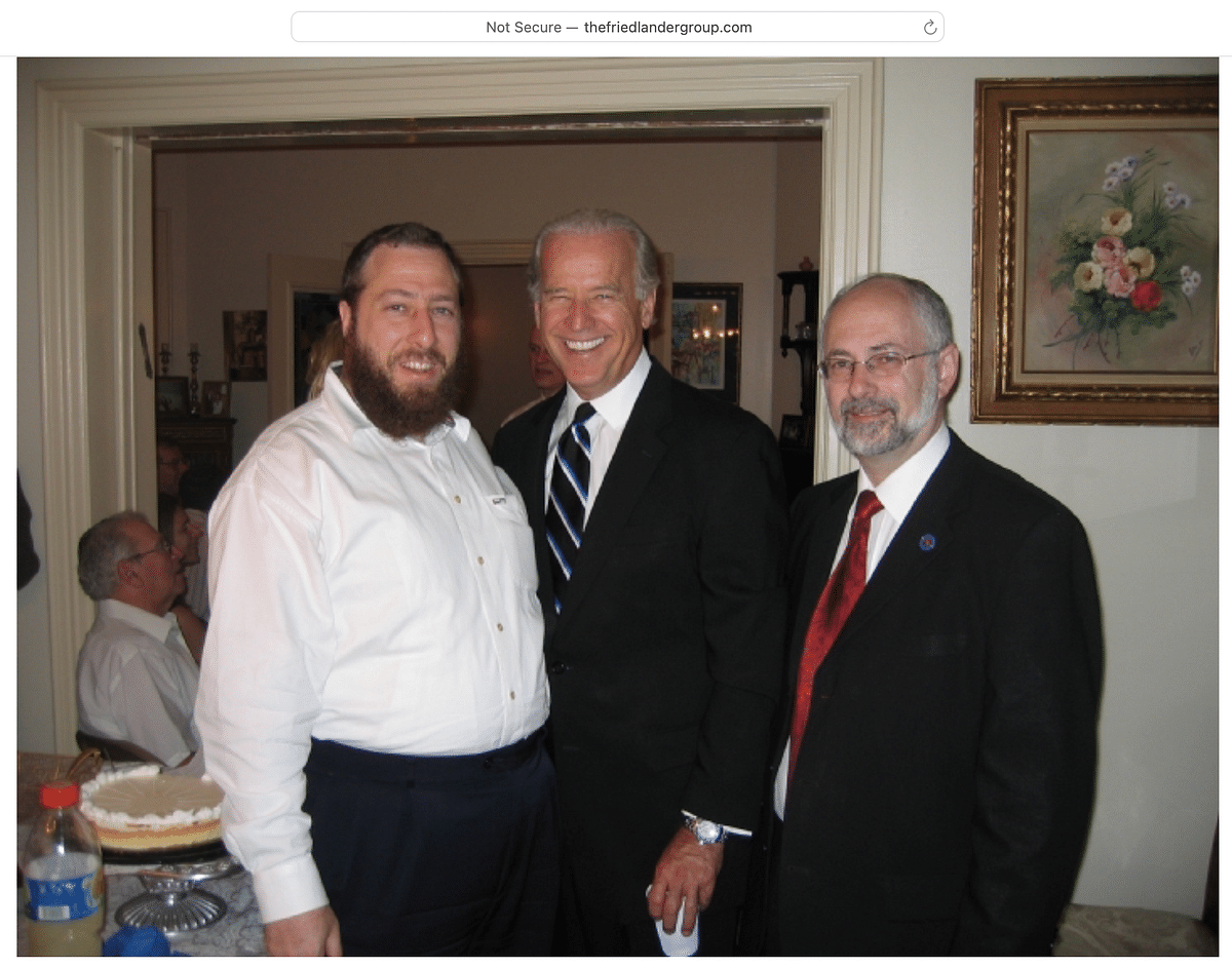 The viral image is edited. Jeffrey Epstein's original photo shows him with Pepe Fanjul, not US President Joe Biden.
