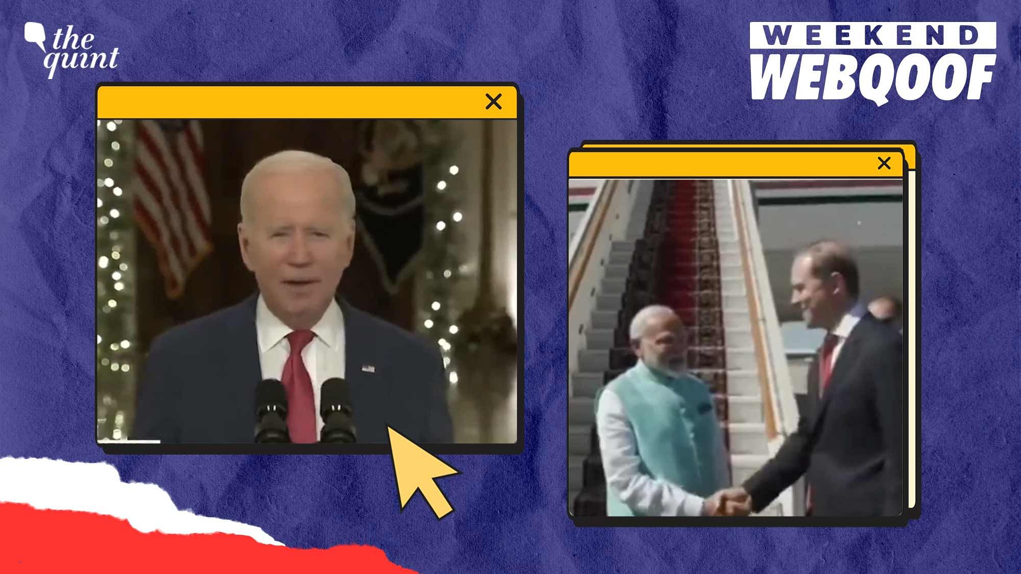 <div class="paragraphs"><p>WebQoof Recap: Misinformation About PM Modi, Joe Biden,&nbsp; Rahul Gandhi and More</p></div>