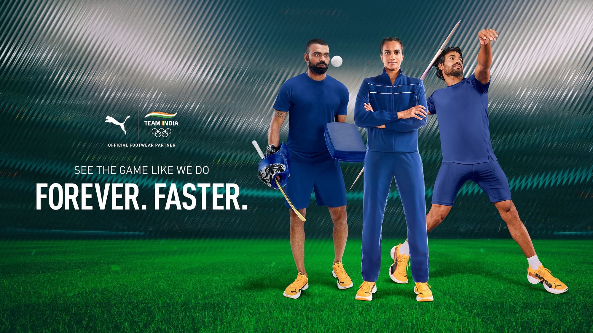 <div class="paragraphs"><p>PUMA India's campaign called 'See The Game Like We Do,' features PV Sindhu, Kishore Jena, and PR Sreejesh</p></div>