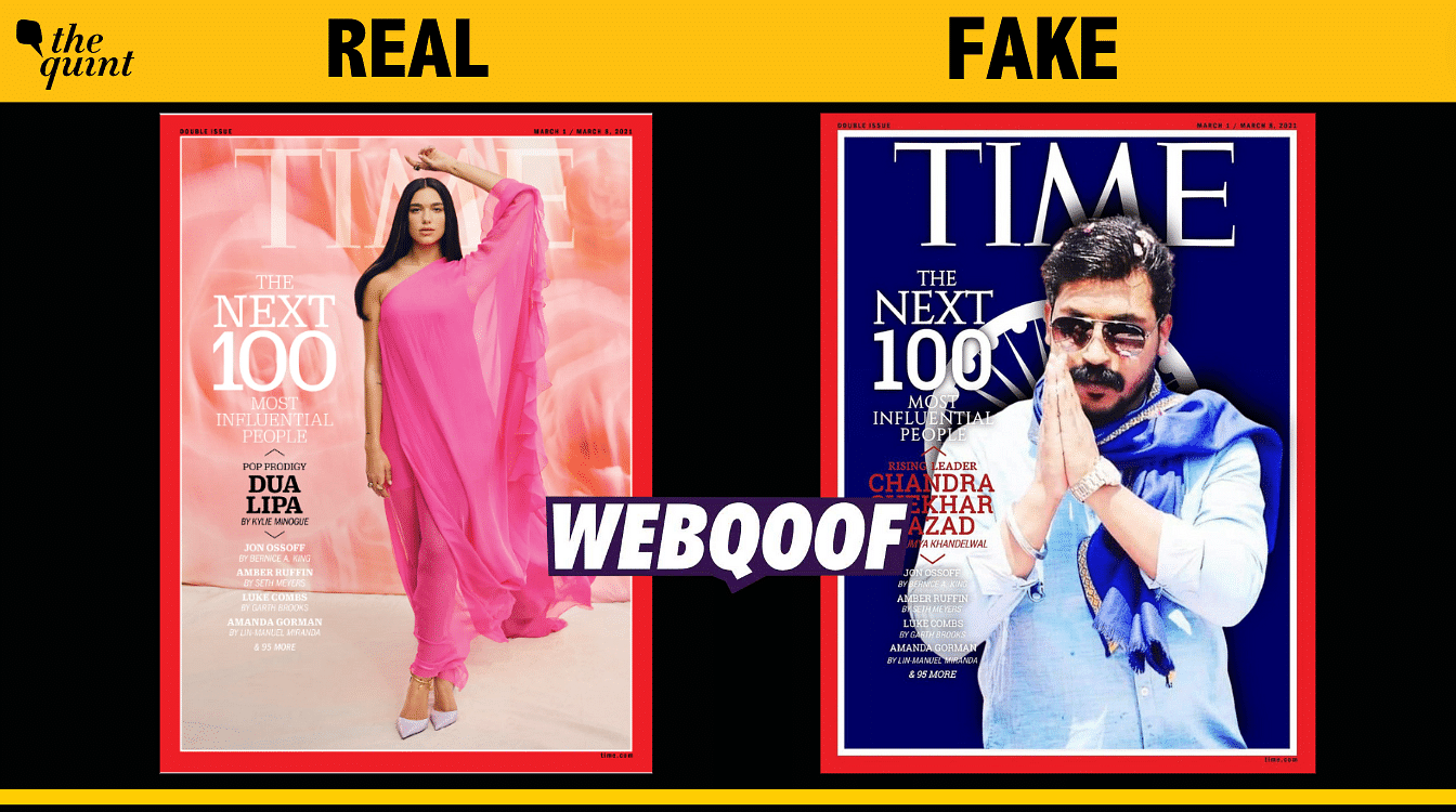 <div class="paragraphs"><p>Fact-Check: The image of Chandrashekhar on the cover of TIME magazine is fake.</p></div>