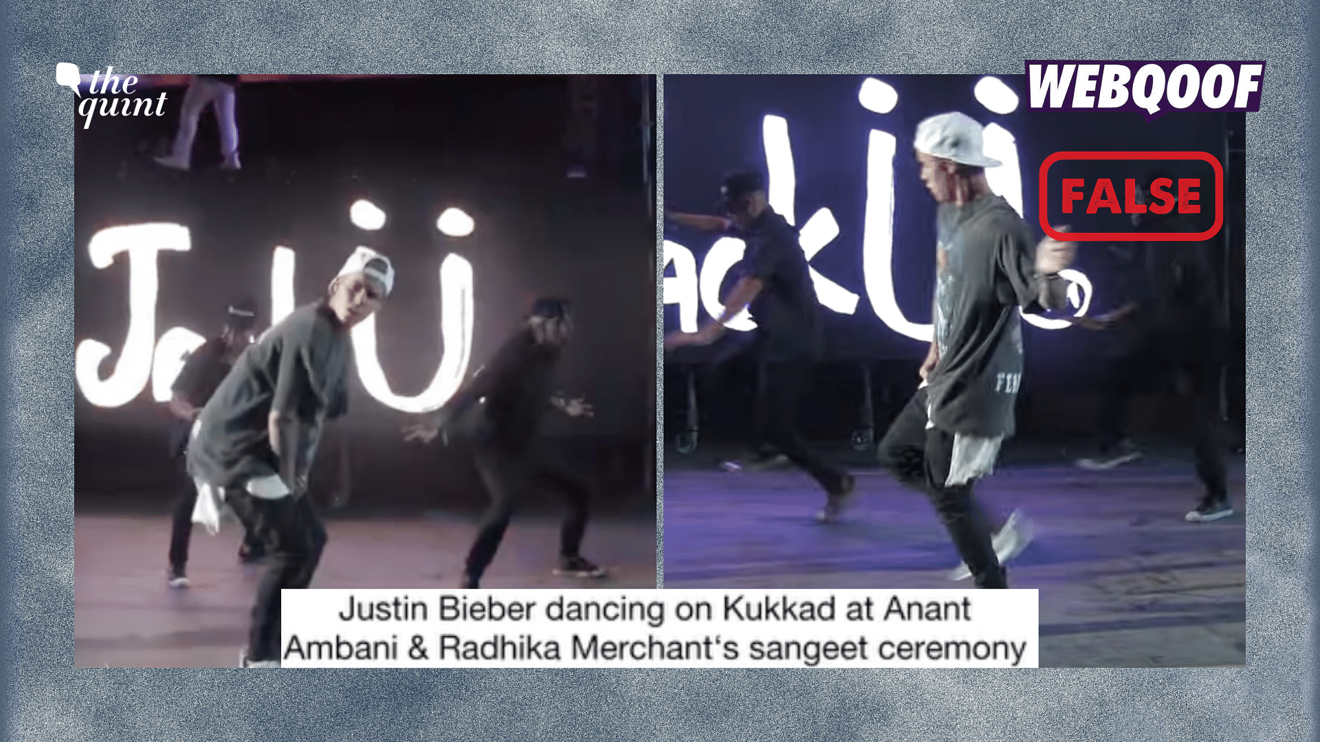 <div class="paragraphs"><p>The video is eight years old and does not show Bieber dancing to 'Kukkad Kamaal Da' at Radhika Merchant and Anant Ambani's sangeet ceremony.</p></div>