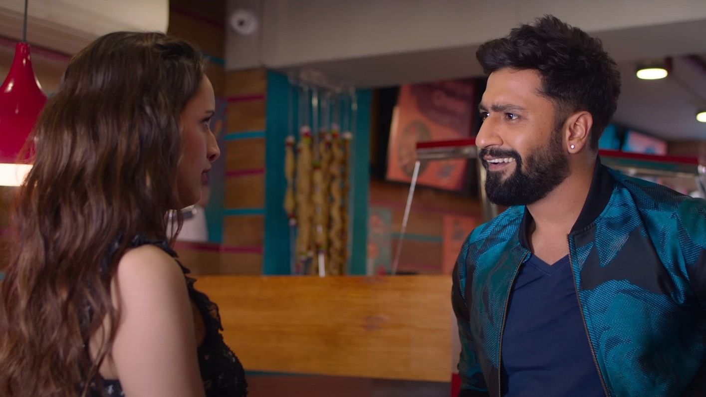 <div class="paragraphs"><p>Triptii Dimri and Vicky Kaushal in a still from<em> Bad Newz.</em></p></div>