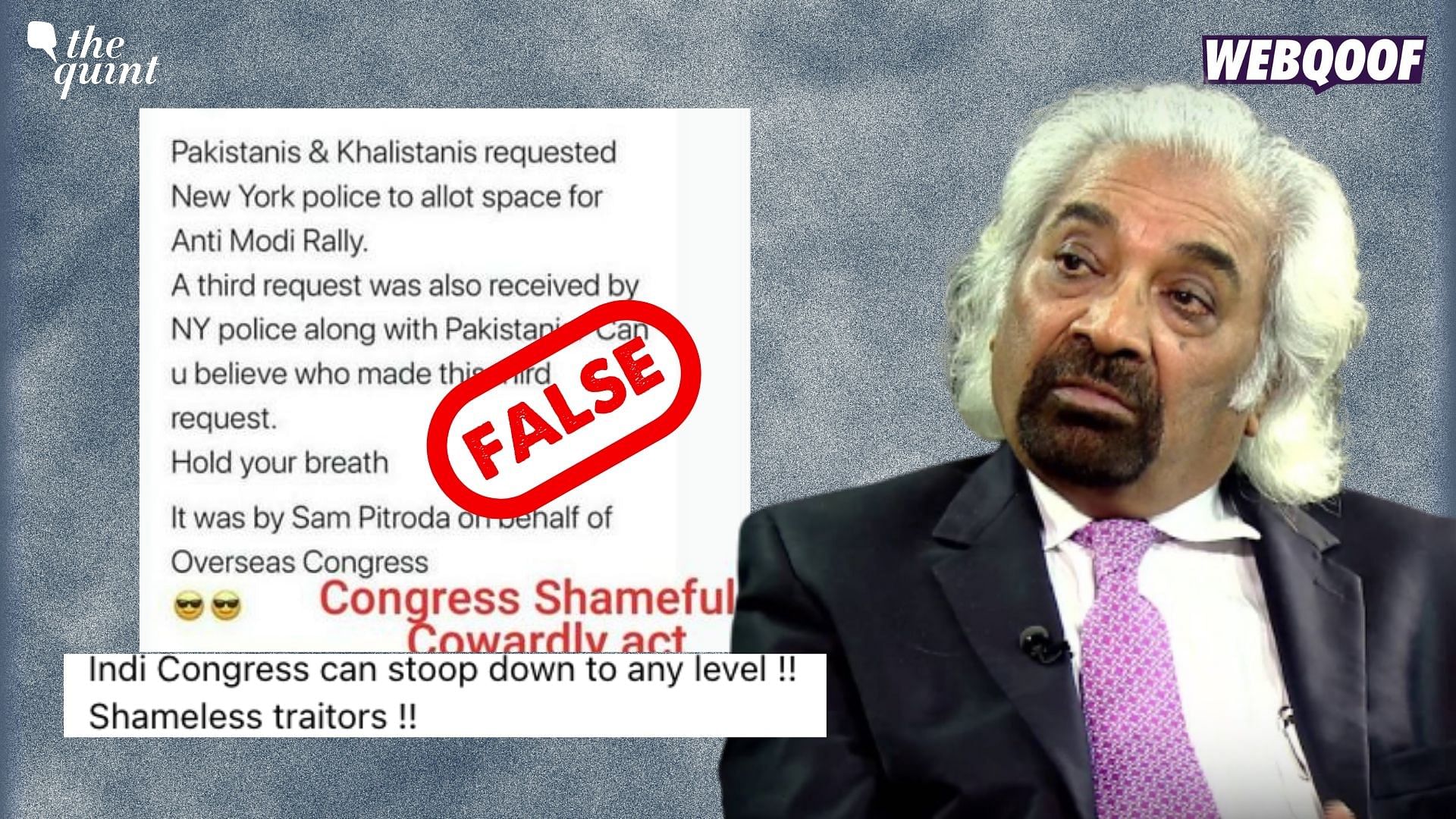 <div class="paragraphs"><p>Fact-Check: Pitroda clarified on his X account that the news was 'wrong.'</p></div>