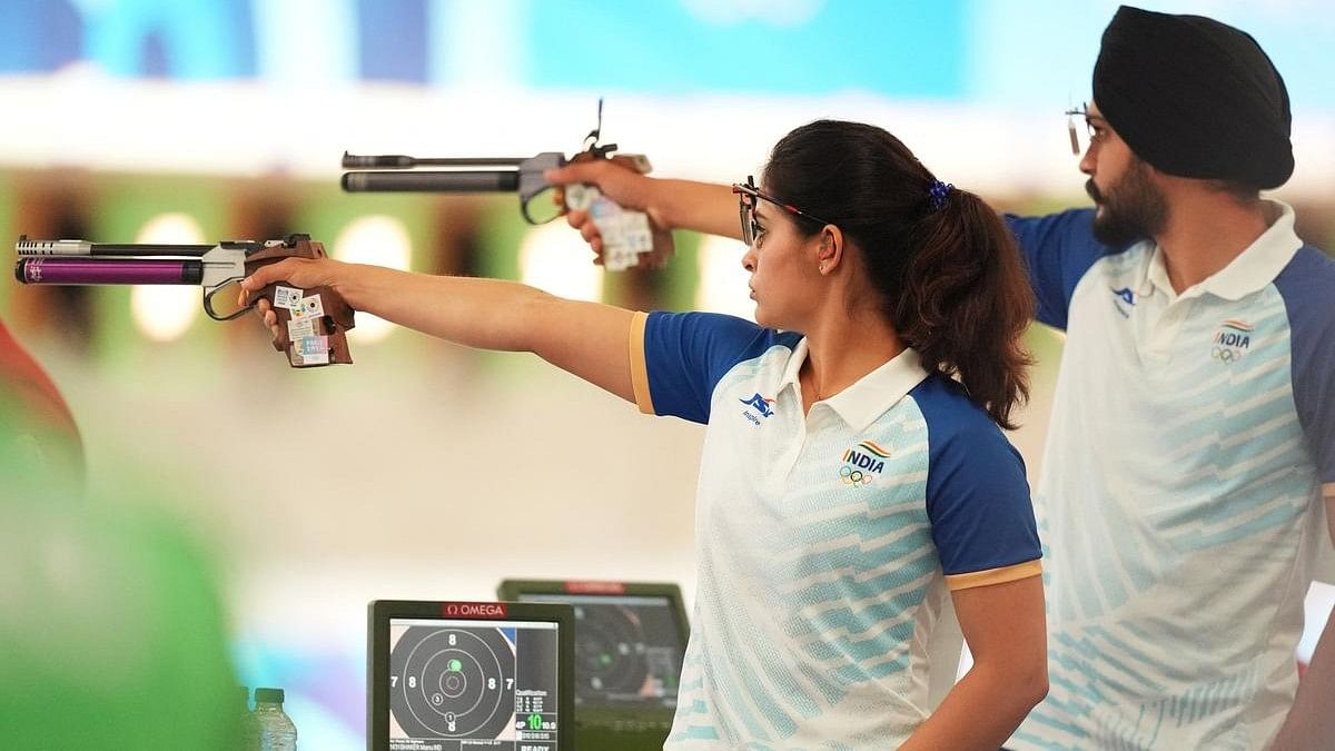 <div class="paragraphs"><p>Paris Olympics 2024: Manu Bhaker and Sarabjot Singh win bronze&nbsp;in the 10m air pistol mixed team event.</p></div>