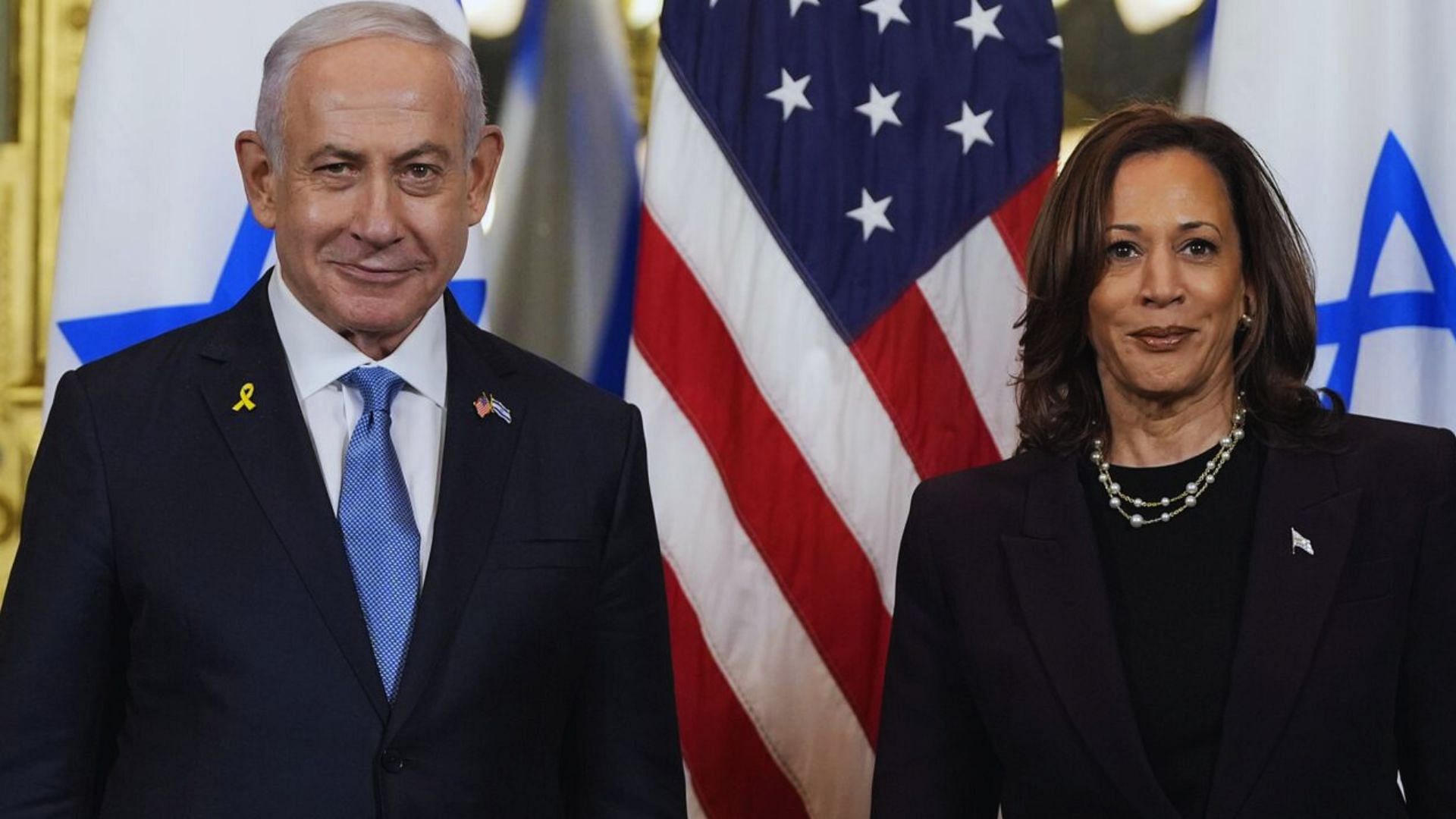 <div class="paragraphs"><p>Netanyahu and Harris.&nbsp;</p></div>