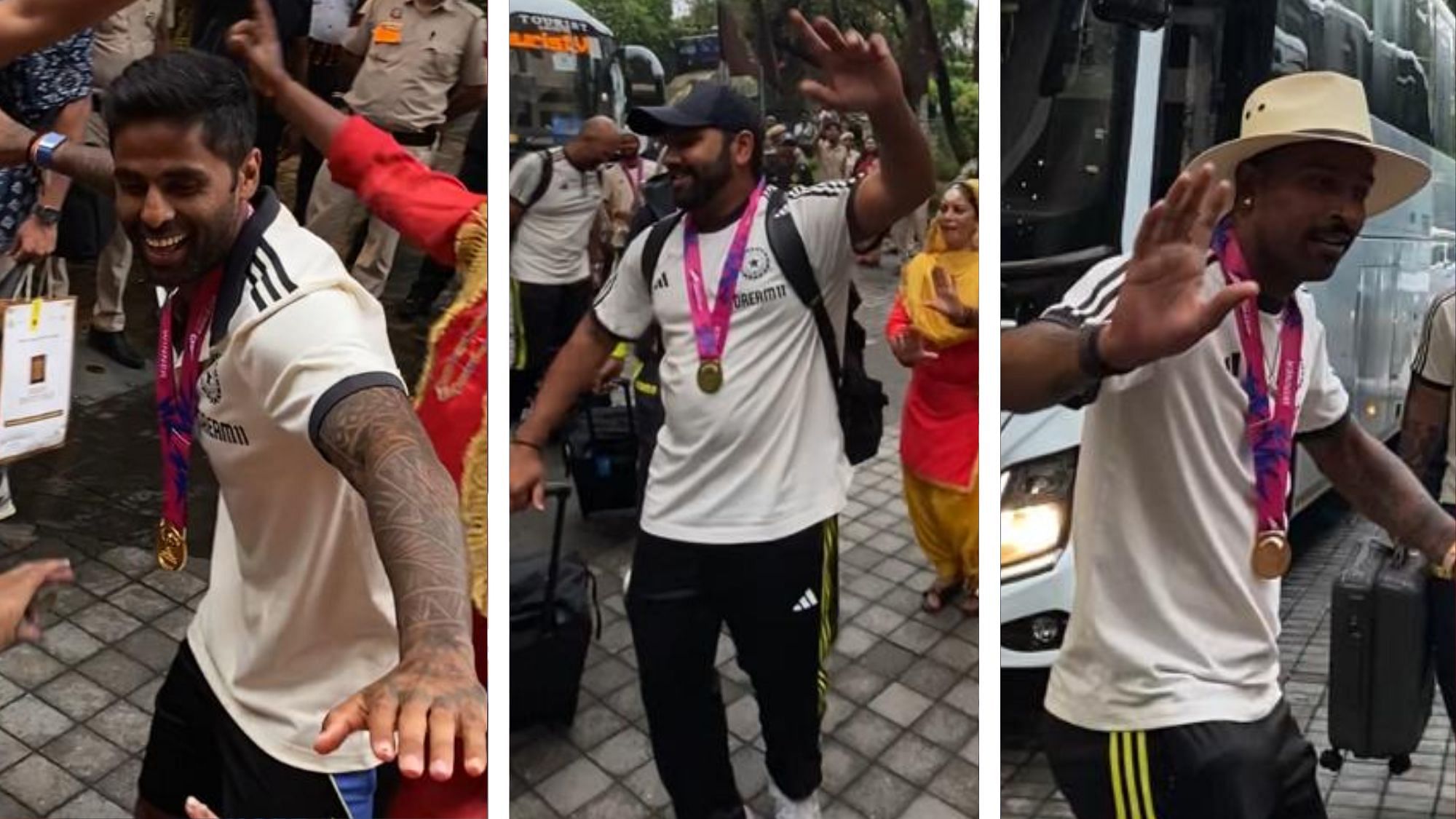 <div class="paragraphs"><p>Team India players danced upon arrival in Delhi.</p></div>