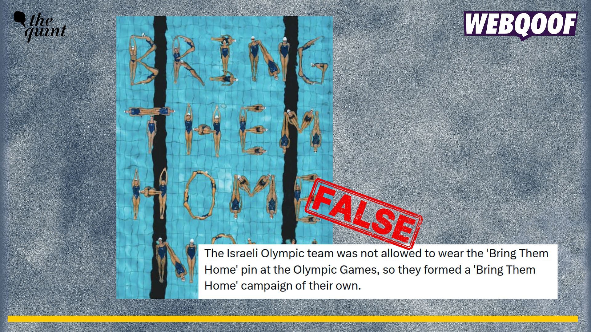 <div class="paragraphs"><p>Fact-check:A video showing an old image from Israel is being shared to falsely claim that it shows Israel's team at the 20024 Paris Olympics.</p></div>