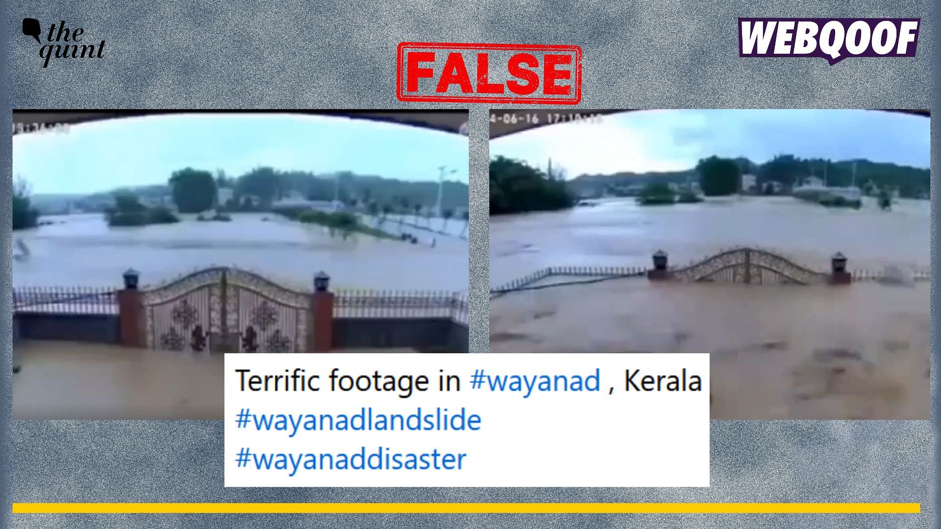 <div class="paragraphs"><p>Fact-check: An old video of a flooded area in China is going viral as a visuals from Wayanad landslide.</p></div>