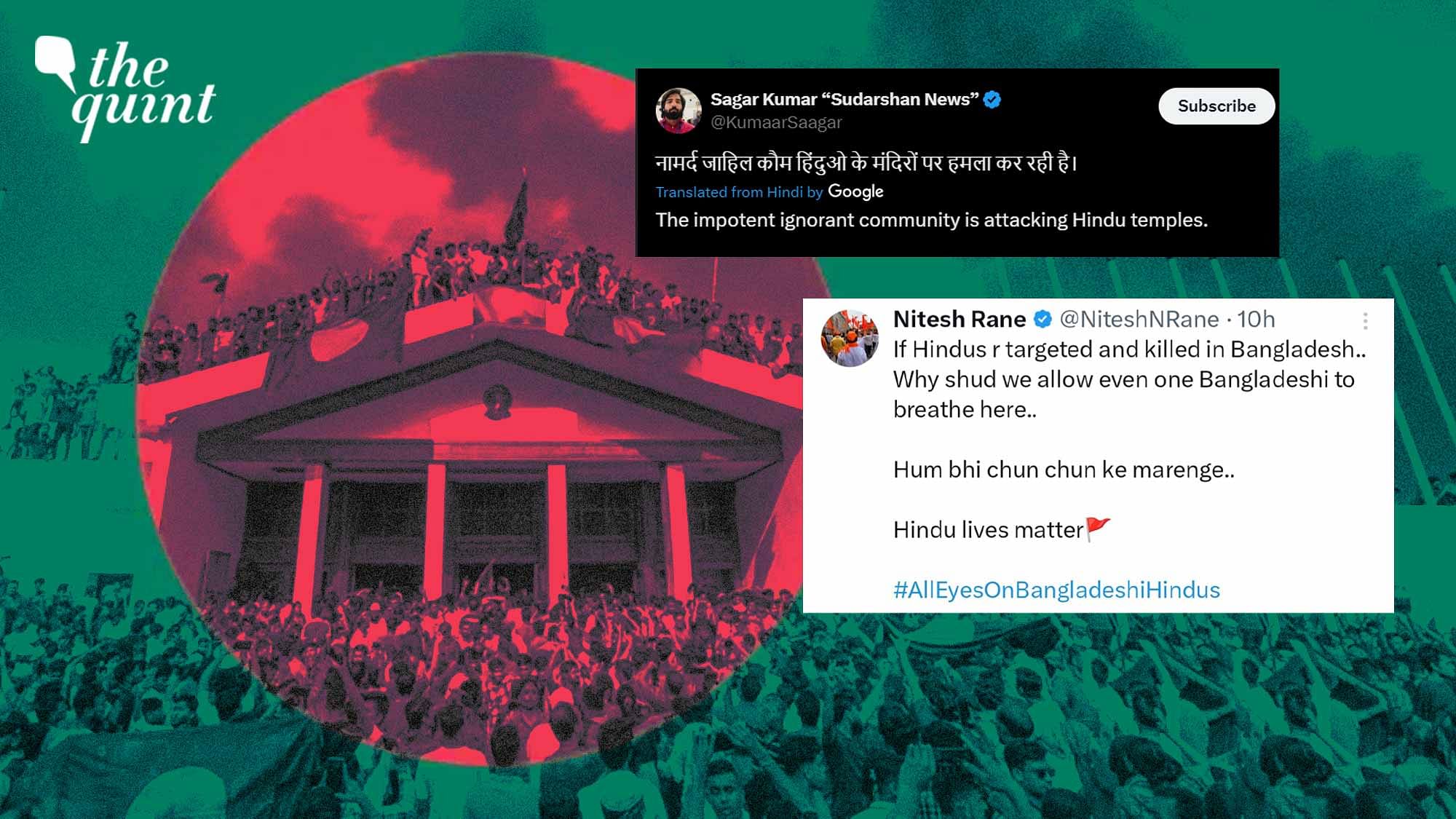 <div class="paragraphs"><p>Right-wing accounts are not only sharing fake news on Bangladesh events but also inciting hatred against Muslims.</p></div>