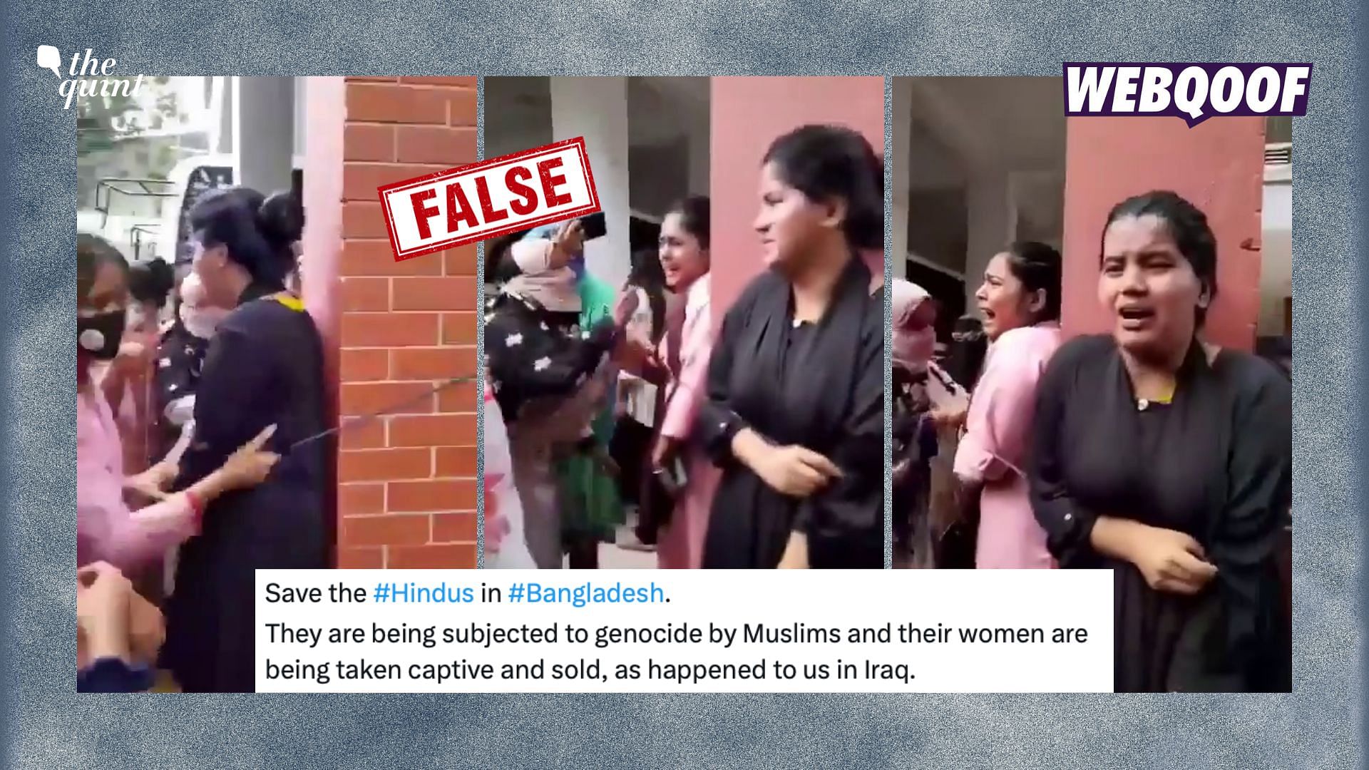 <div class="paragraphs"><p>The incident in the video does not show Muslims targeting Hindu women.</p></div>