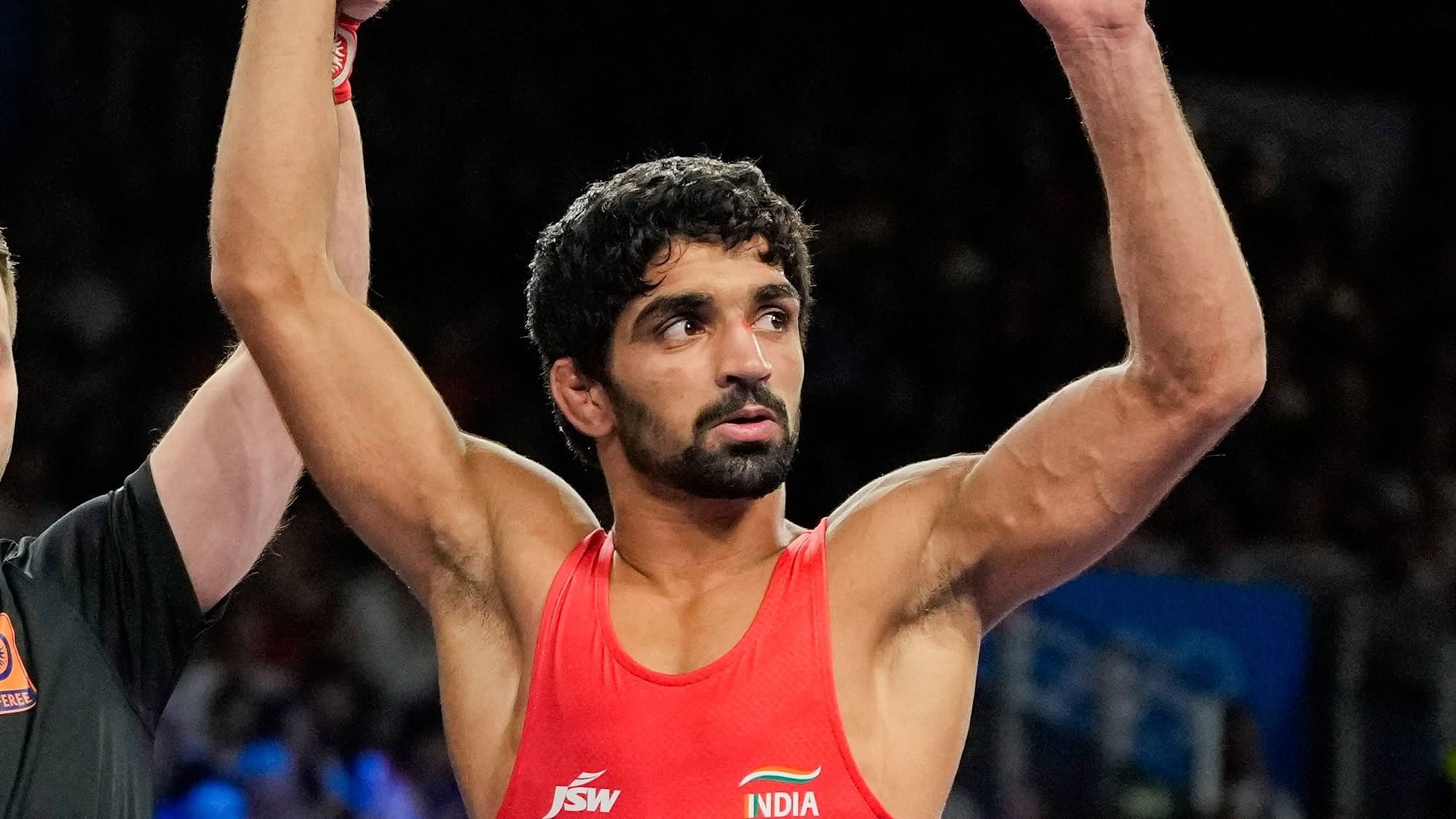 <div class="paragraphs"><p>Paris Olympics 2024: Aman Sehrwat wins bronze in wrestling</p></div>