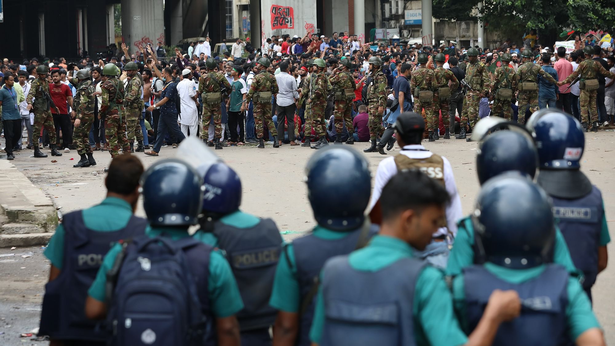 <div class="paragraphs"><p>An image from the protests in Bangladesh.&nbsp;</p></div>