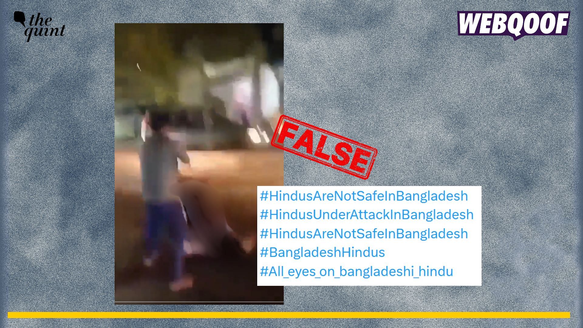 <div class="paragraphs"><p>Fact-check: A video from Andhra Pradesh is going viral with a false claim that it shows a Hindu man being brutally killed in Bangladesh.</p></div>