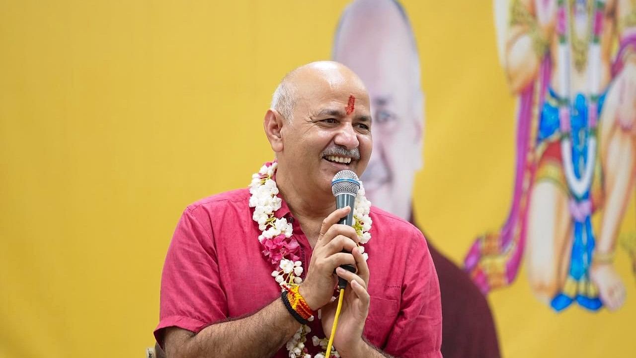 <div class="paragraphs"><p>Manish Sisodia after walking out of jail.</p></div>