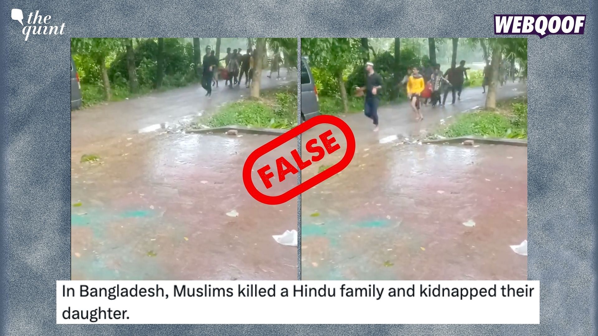 <div class="paragraphs"><p>Fact-Check: The video is being shared with a false communal claim.&nbsp;</p></div>