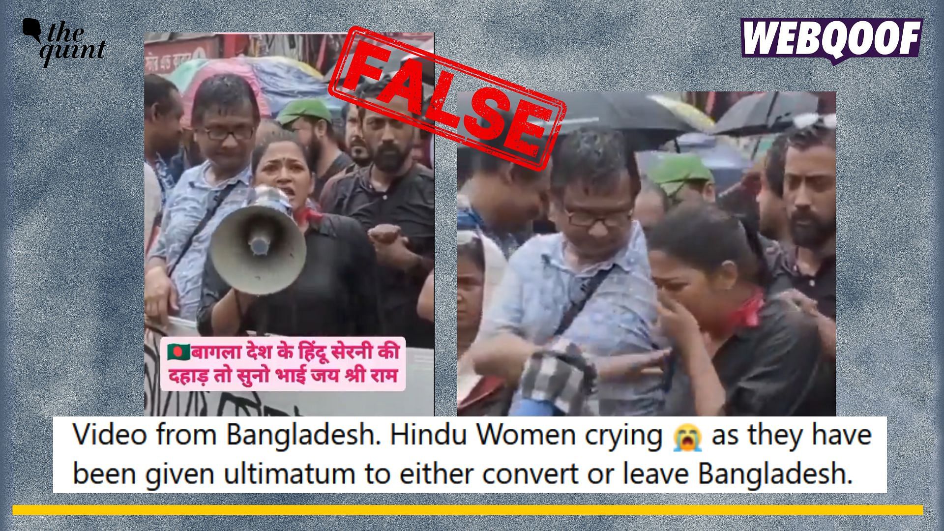 <div class="paragraphs"><p>Fact-check: A false communal claim is going viral with a video of a Bangladeshi actor.</p></div>