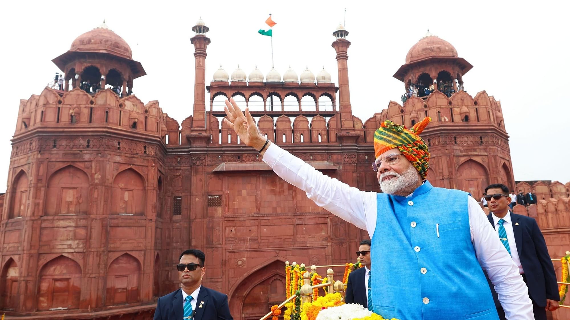 <div class="paragraphs"><p>PM Modi at Red Fort in 15 August 2024.</p></div>