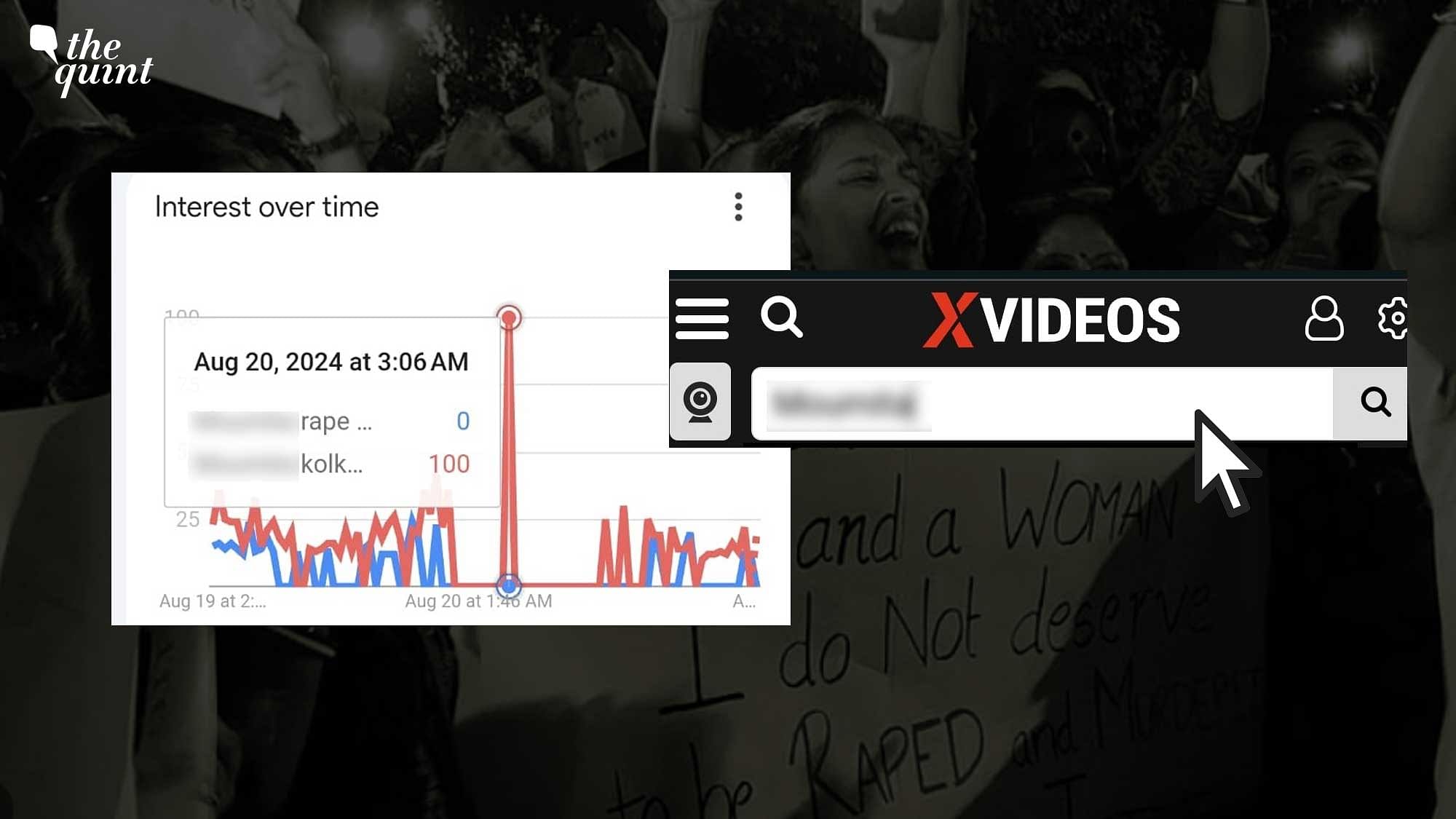 <div class="paragraphs"><p>Search for the Kolkata victim followed by 'rape video' has seen a hike in the past few days.</p></div>