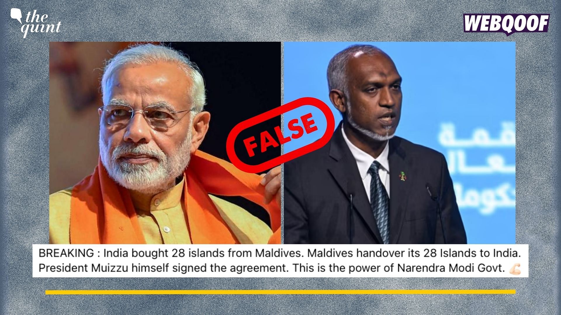 <div class="paragraphs"><p>Fact-Check: It is a water and sanitation project in the Maldives which is funded by India.</p></div>